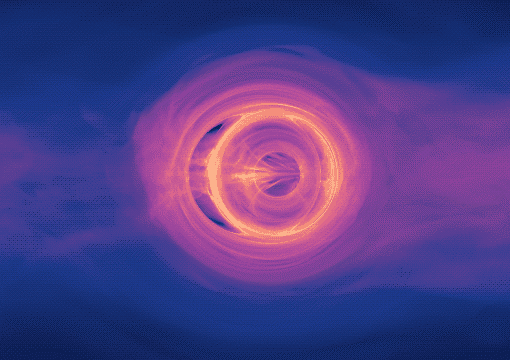 New Simulation Sheds Light on Spiraling Supermassive Black Holes