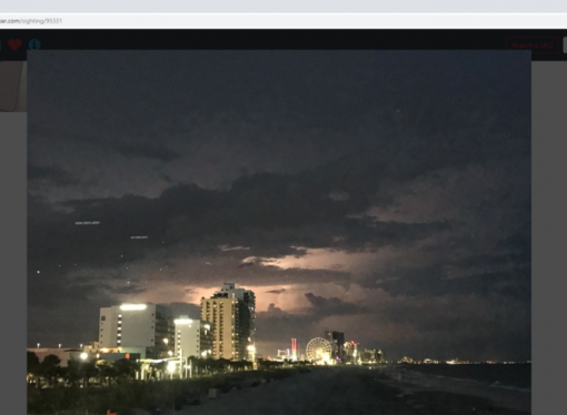 ‘Random lights’ above Myrtle Beach skyline spark UFO conversation