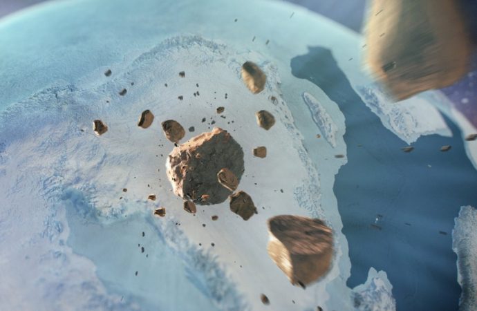 Ice Age Asteroid Crater Discovered Beneath Greenland Glacier