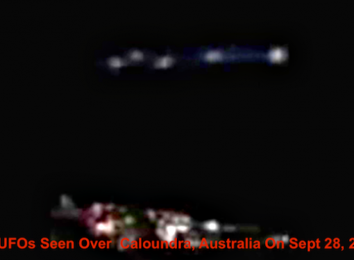 Six UFOs Seen Over Caloundra, Australia On Sept 28, 2018, UFO Sighting News.