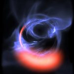 Three gas clouds nearly grazed the edge of the Milky Way’s black hole