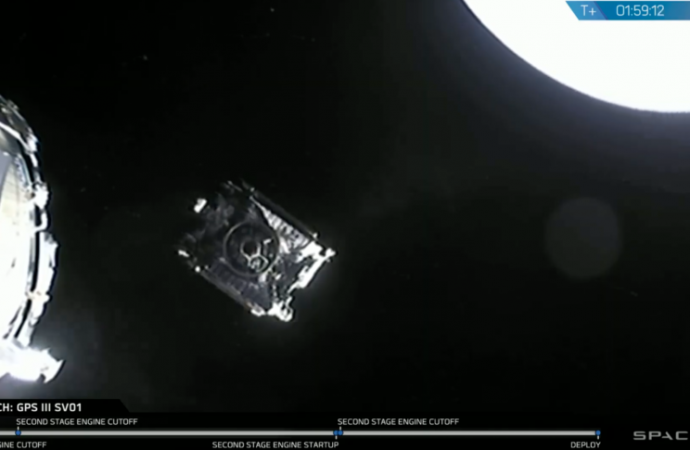 SpaceX launches first GPS 3 satellite