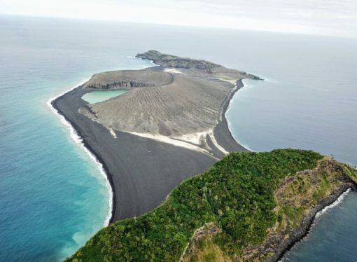 NASA scientists pay first visit to volcanic island in Tonga so new it is not on any map