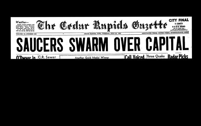 In 1952, ‘Flying Saucers’ Over Washington Sent the Press Into a Frenzy