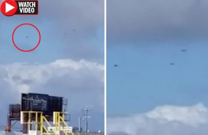 Bizarre footage shows ‘LAPD helicopters in standoff with UFO’