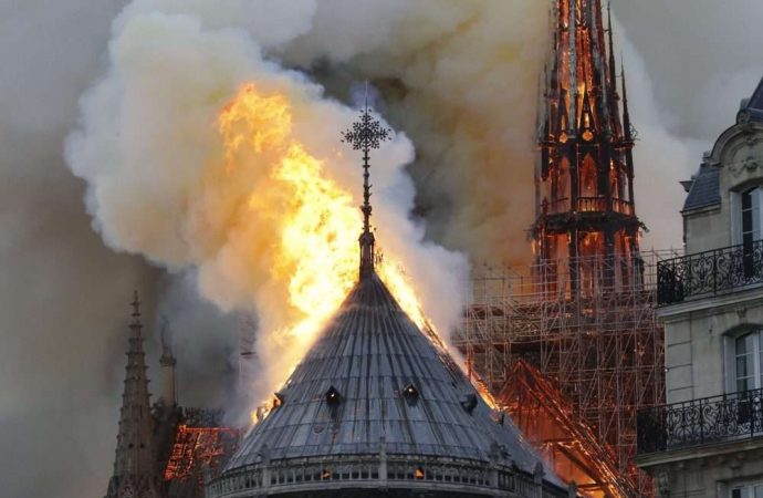 Devastating blaze ravages Paris’ iconic Notre Dame Cathedral, collapsing spire