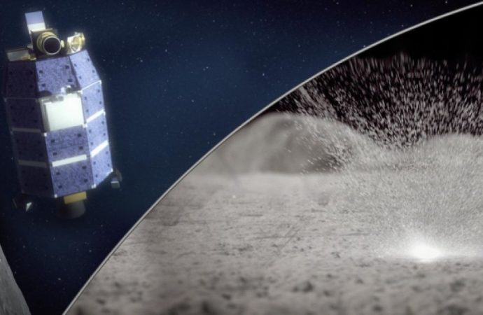 Meteoroid strikes eject precious water from moon