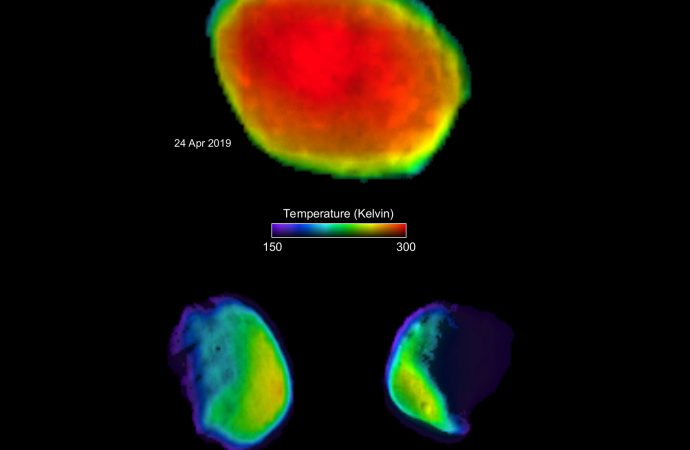 Mars Odyssey Examines Phobos in Infrared Light