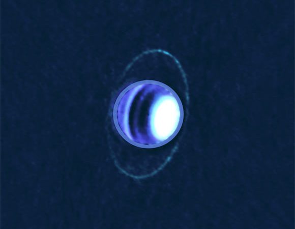 Astronomers Snap Thermal Images of Uranian Ring System
