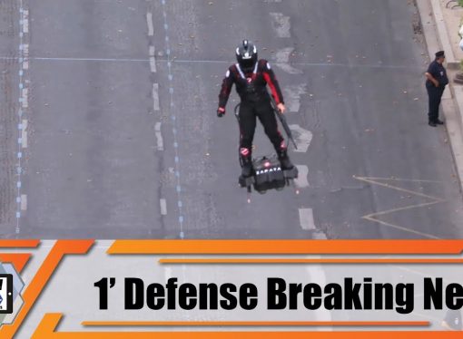 Flying soldier live demonstration Bastille Day military parade Paris 14 july 2019 France French army