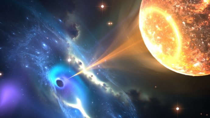 Like Pac-Man: Scientists Believe They Detected a Black Hole Swallowing a Neutron Star