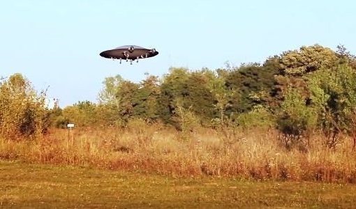 This real-life ‘flying saucer’ actually works