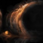 Gas ‘waterfalls’ reveal infant planets around young star