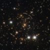 Hubble Sees Twelve Images of Same Galaxy Split by Gravitational Lens