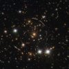 Hubble Sees Twelve Images of Same Galaxy Split by Gravitational Lens