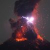 Stunning photo shows lightning bolt striking an erupting volcano in Guatemala