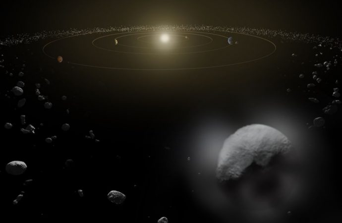 The Asteroids Might Remember a Forgotten Giant Planet