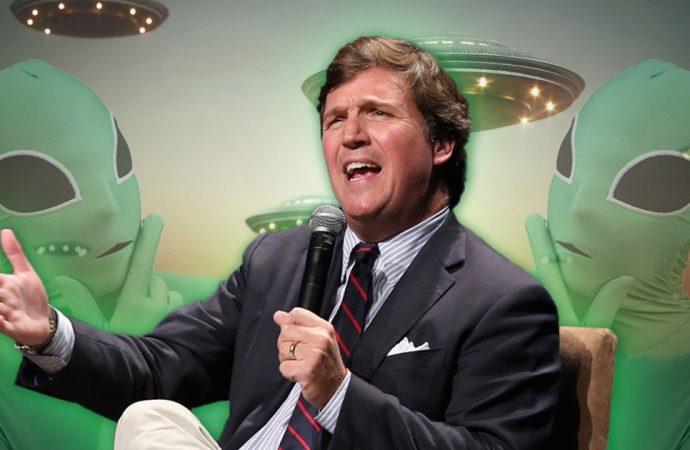 The US government has secretly collected ‘physical evidence’ of UFOs, Fox News host Tucker Carlson claims