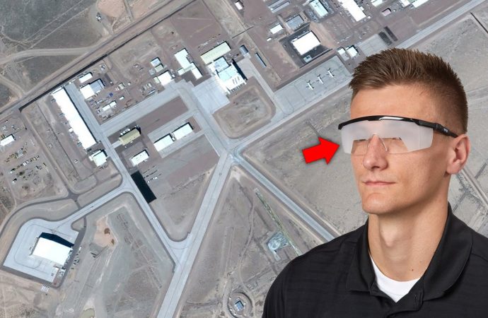 Visitors To Area 51 Have To Wear “Foggles” That Severely Limit Vision When Moving About