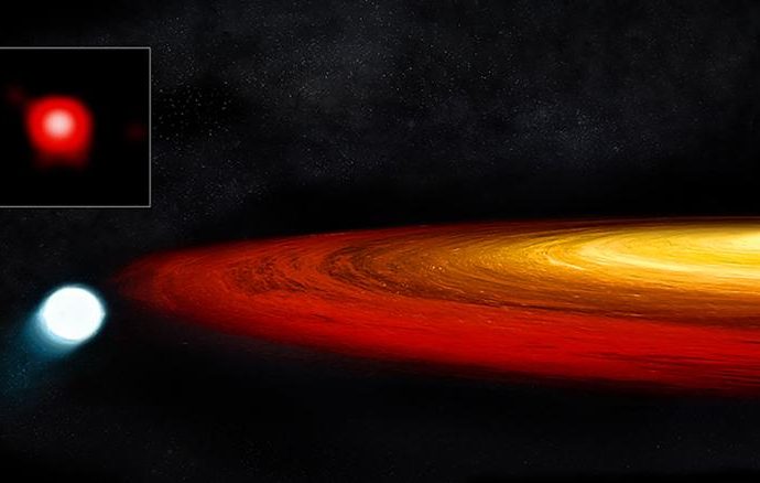 This star survived a close call with a black hole. Eventually, it will become a planet
