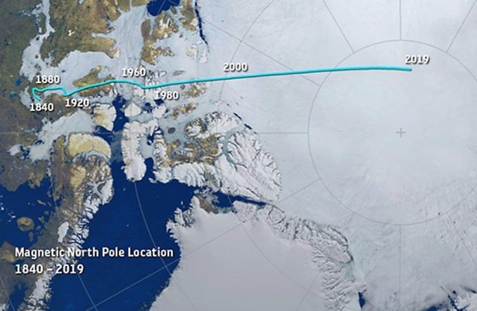 Scientists explain magnetic pole’s wanderings