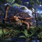 Fossilized stomach contents show armored dinosaur’s leafy last meal