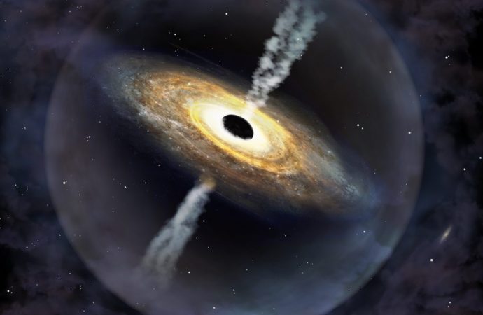 Monster black hole found in the early universe