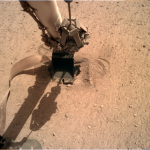 The ‘mole’ on Mars is finally underground after a push from NASA’s InSight lander