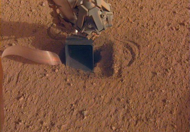 The ‘mole’ on Mars from NASA’s InSight lander may be stuck again
