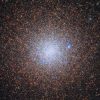 A spherical star cluster has surprisingly few heavy elements