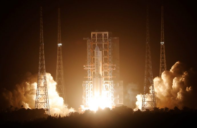 China calls launch a success as robotic spacecraft heads to moon
