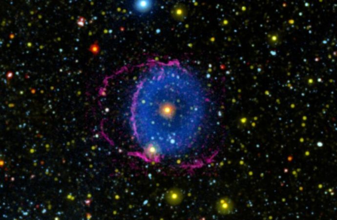 When stars collide: Solving the 16-year mystery of the Blue Ring Nebula