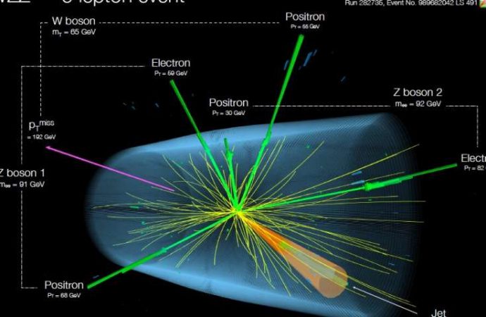 Triple threat: The first observation of three massive gauge bosons produced in proton-proton collisions