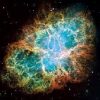 Giant radio pulses and X-ray surges are coming from the Crab Nebula