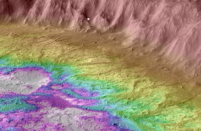 Strange crater suggests ancient Mars may have been frigid with occasional snowmelt