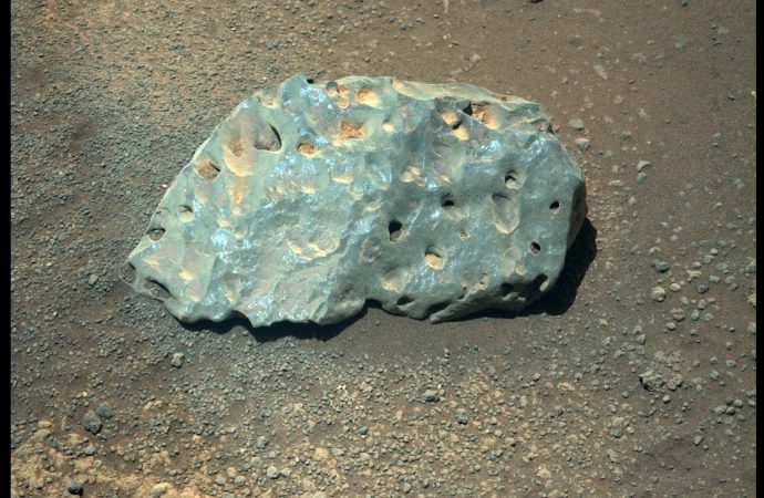 What’s up with this weird green rock on Mars? Perseverance rover is trying to find out.