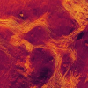 Venus has a gooey flowing mantle jostling crust chunks on its surface