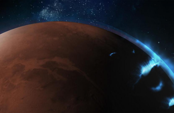 Mars’ auroras caught in highest detail ever by Hope spacecraft