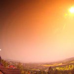 Meteor lights up the night in Norway